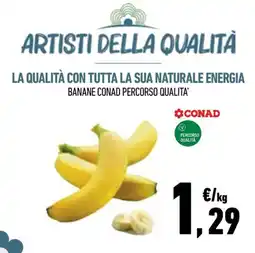 Conad City Banane Conad Percorso Qualità' offerta