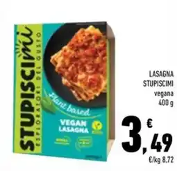 Conad Superstore Stupiscimi vegan lasagna offerta