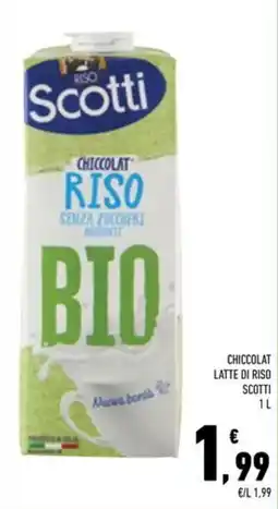 Conad Superstore Chiccolat latte di riso Scotti offerta
