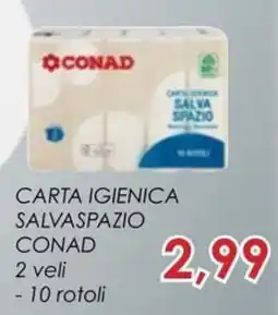 Conad Superstore Carta igienica Salvaspazio Conad offerta