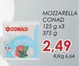Conad Superstore Mozzarella Conad offerta