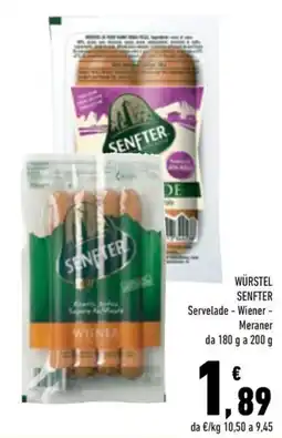 Conad City Würstel Senfter offerta