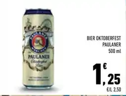 Conad City Bier Oktoberfest Paulaner offerta