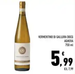 Conad Superstore Vermentino di Gallura DOCG Aghera offerta