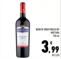 Conad Superstore Nero di Troia Puglia IGT Mottura offerta