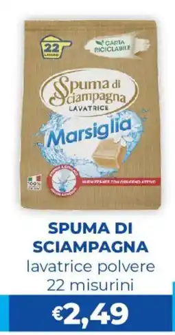 Acqua & Sapone Spuma di Sciampagna lavatrice offerta