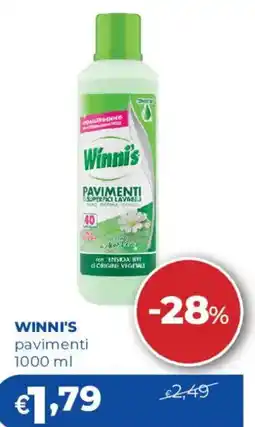 Acqua & Sapone Winni's pavimenti offerta