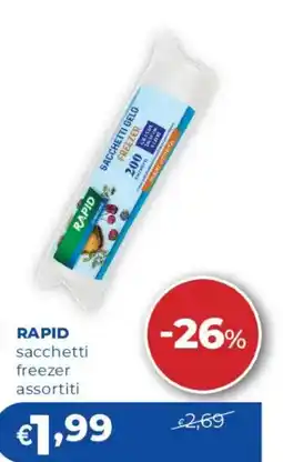 Acqua & Sapone Rapid sacchetti freezer assortiti offerta