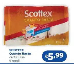 Acqua & Sapone Scottex Quanto Basta carta casa offerta