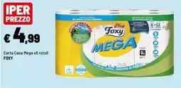 Iper La Grande Carta Casa Mega FOXY offerta