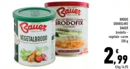Conad Margherita Bauer Vegetalbrodo offerta