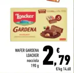 Conad Margherita Wafer Gardena Loacker nocciola offerta