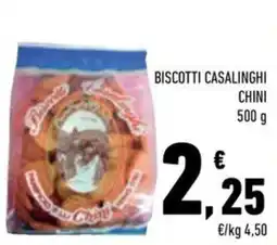 Conad Margherita Biscotti casalinghi chini offerta