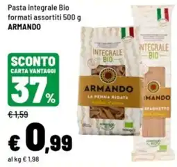Iper La Grande Pasta integrale Bio ARMANDO offerta