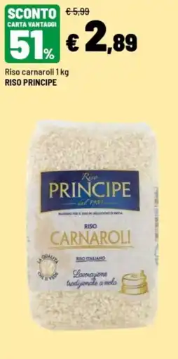Iper La Grande Riso Carnaroli Riso Principe offerta