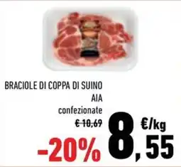 Conad Margherita Braciole di coppa di suino AIA offerta