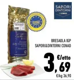 Conad Margherita Bresaola IGP Saporidintorni Conad offerta