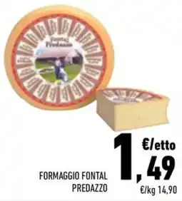 Conad Margherita Formaggio Fontal Predazzo offerta