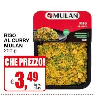 Riso al curry Mulan