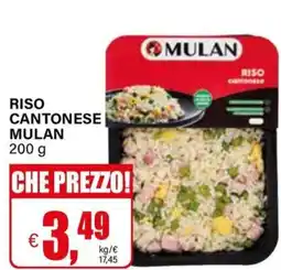 Il Gigante Riso cantonese Mulan offerta