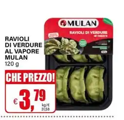 Il Gigante Ravioli di verdure MULAN offerta
