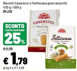 Iper La Grande Biscotti Caserecci o Fattincasa offerta