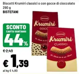 Iper La Grande Biscotti Krumiri Bistefani offerta
