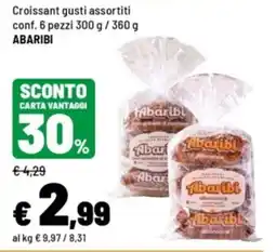 Iper La Grande Croissant gusti assortiti Abaribi offerta