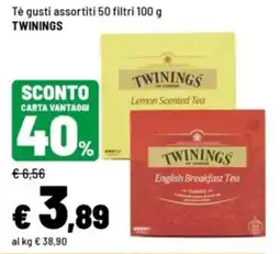 Iper La Grande Tè gusti assortiti TWININGS offerta