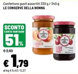 Iper La Grande Confettura gusti assortiti Le conserve della nonna offerta