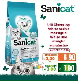 Elite Pet Sanicat Clumping White offerta