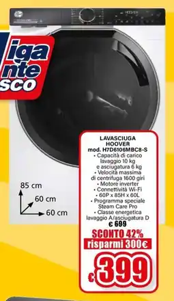 Il Gigante Lavasciuga Hoover offerta