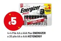 Iper La Grande Pile AA o AAA Max Energizer offerta
