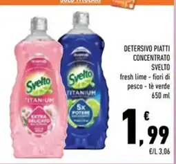 Conad Superstore Svelto detergente piatti concentrato offerta