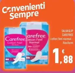 Conad Superstore Salvaslip Carefree cotton feel normal - flexiform offerta