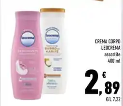 Conad Superstore Crema corpo LeoCrema assortite offerta