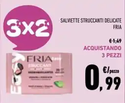 Conad Superstore Salviette struccanti delicate Fria offerta