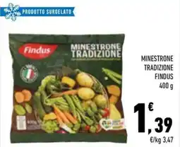 Conad City Minestrone tradizione Findus offerta
