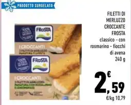 Conad City Filetti di merluzzo croccante Frostà classico offerta