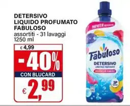 Il Gigante Detersivo liquido profumato Fabuloso offerta