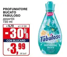 Il Gigante Profumatore bucato Fabuloso offerta