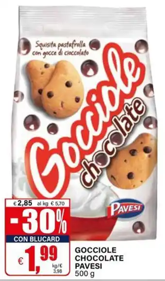 Gocci ole chocolate Pavesi