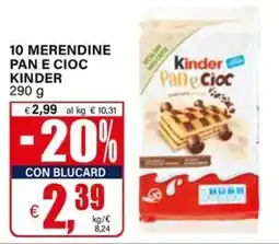 Il Gigante Kinder Pan e Cioc offerta