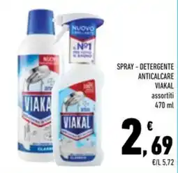 Conad Superstore Spray detergente anticalcare Viakal offerta