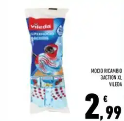 Conad Superstore Mocio ricambio 3action xl Vileda offerta