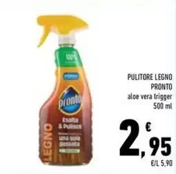 Conad Superstore pronto pulitore legno pronto aloe vera offerta