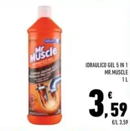 Conad Superstore Idraulico gel 5 in 1 Mr. Muscle offerta