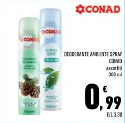 Conad Superstore Deodorante ambiente spray Conad offerta