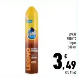 Conad Superstore Spray pronto legno offerta