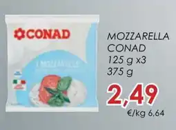 Conad City Mozzarella Conad offerta